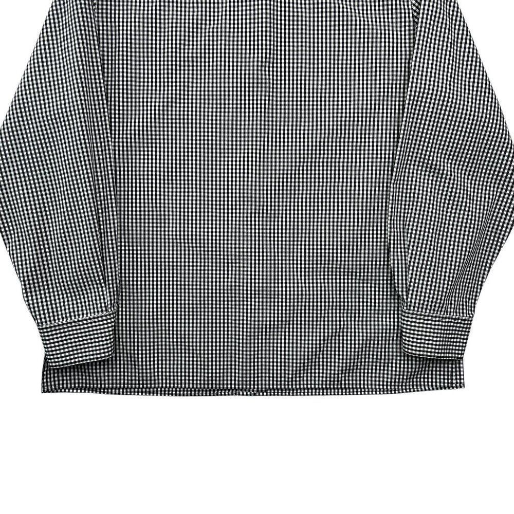 Orvis Men's Size 17" Black & White Check Button Down‎ Shirt - Picture 8 of 10